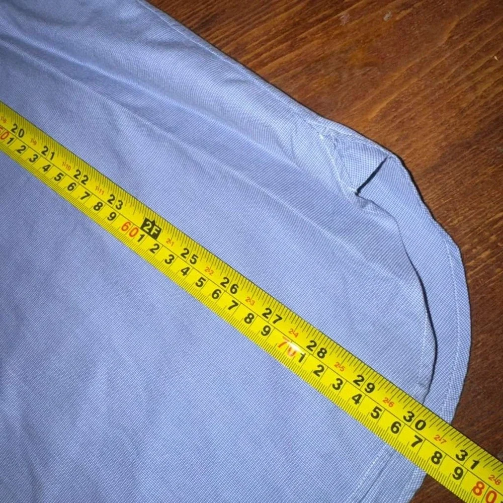 Ralph Lauren Men's Size 17.5/44 Polo Dress Shirt Button Up Blue Pony Work Office - Picture 12 of 13